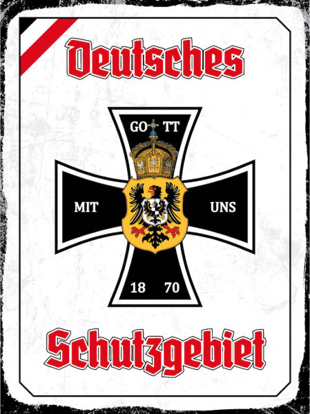 Blechschild - EK Schutzgebiet