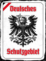 Blechschild - Adler Schutzgebiet