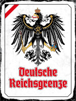 Blechschild - Adler D. Reichsgrenze