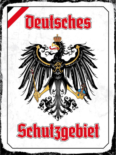 Blechschild - Adler Schutzgebiet