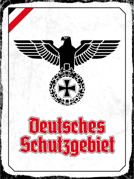 Blechschild - Adler D Schutzgebiet