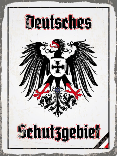 Blechschild - Adler Schutzgebiet