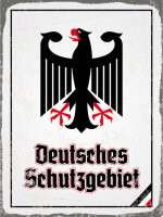 Blechschild - Adler D Schutzgebiet