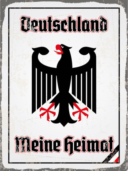 Blechschild - Adler Mein Heimat