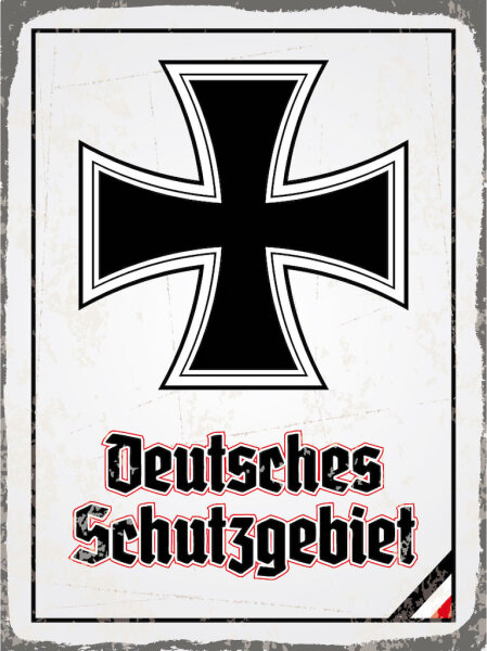 Blechschild - EK D Schutzgebiet