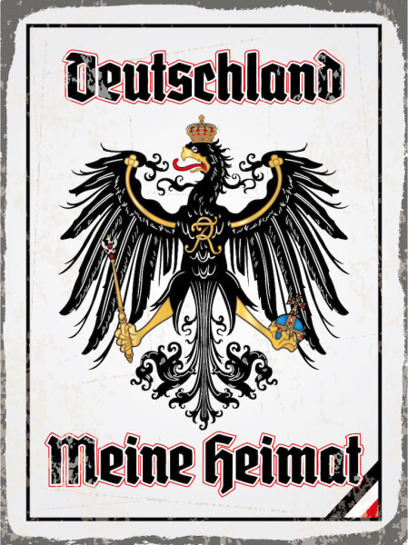 Blechschild - Adler Mein Heimat