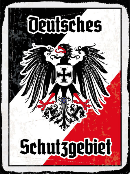 Blechschild - Adler Schutzgebiet