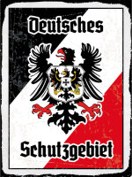 Blechschild - Adler Schutzgebiet