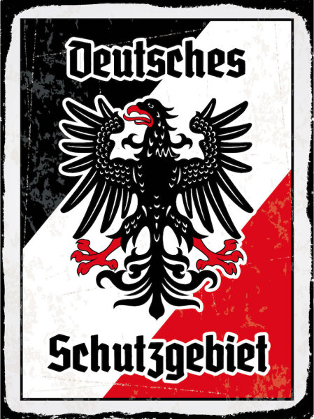 Blechschild - Adler Schutzgebiet