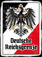 Blechschild - Adler D. Reichsgrenze