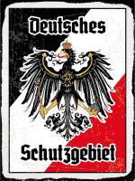 Blechschild - Adler Schutzgebiet