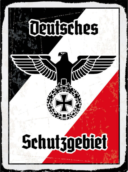 Blechschild - Adler Schutzgebiet