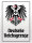 Blechschild - Adler D. Reichsgrenze