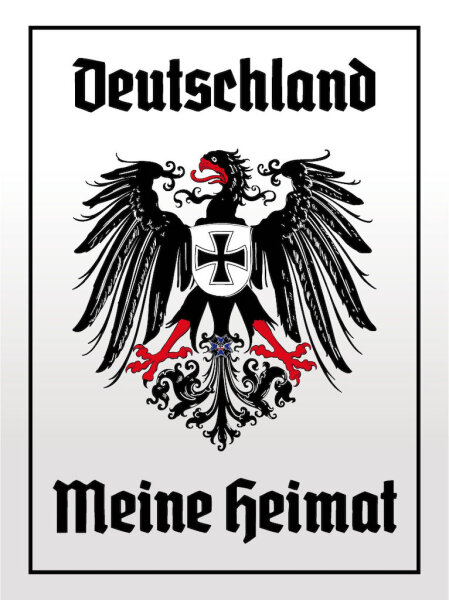 Blechschild - Adler Mein Heimat