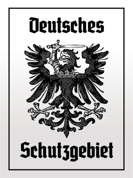 Blechschild - Adler Schutzgebiet