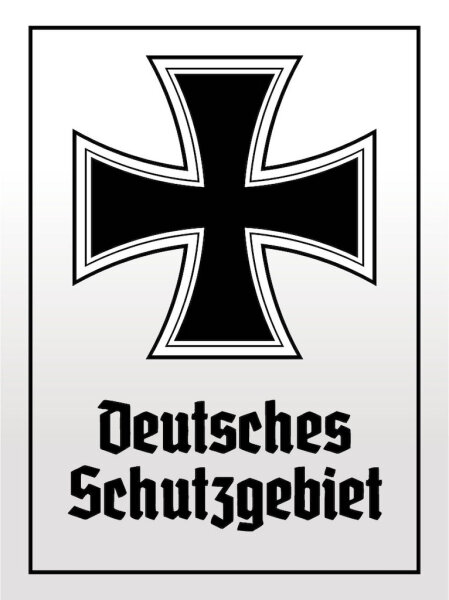 Blechschild - EK D Schutzgebiet