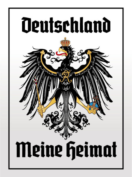 Blechschild - Adler Mein Heimat