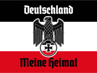 Blechschild - Adler Heimat