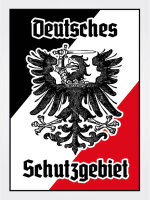 Blechschild - Adler Schutzgebiet