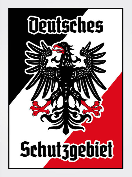 Blechschild - Adler Schutzgebiet