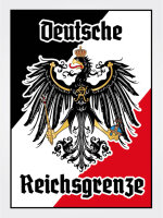 Blechschild - Adler Reichtsgrenze