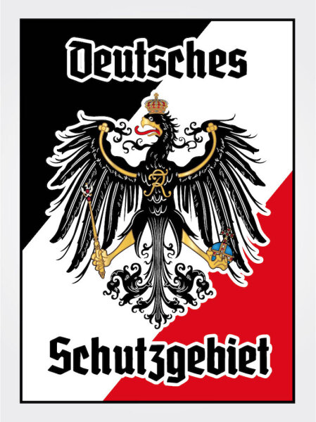 Blechschild - Adler Schutzgebiet