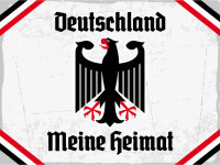 Blechschild - Adler Heimat