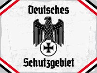 Blechschild - Adler D Schutzgebiet