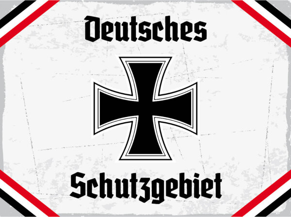 Blechschild - EKD Schutzgebiet