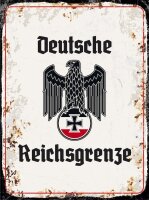 Blechschild - Adler D. Reichsgrenze