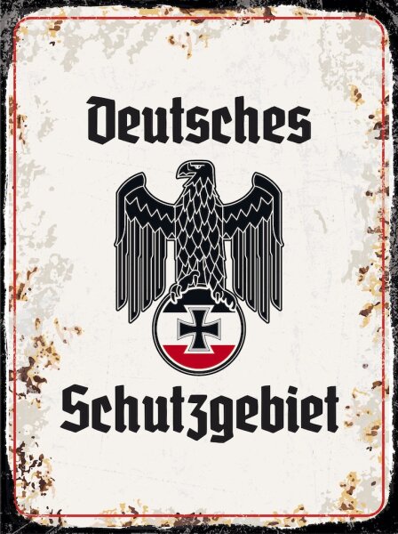 Blechschild - Adler D Schutzgebiet