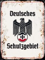 Blechschild - Adler D Schutzgebiet