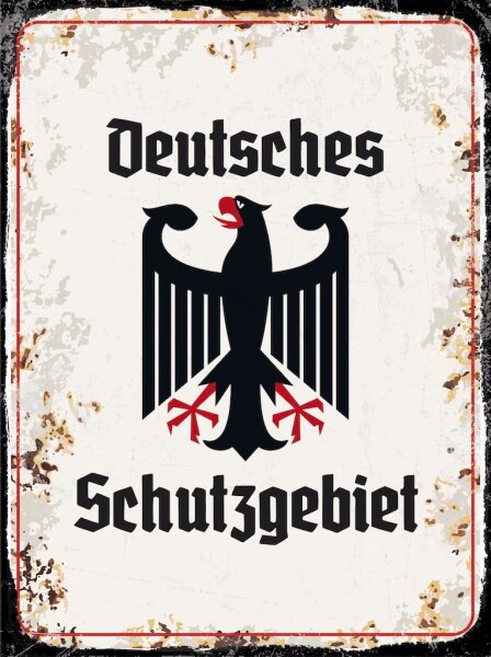 Blechschild - Adler D Schutzgebiet