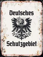 Blechschild - Adler D Schutzgebiet