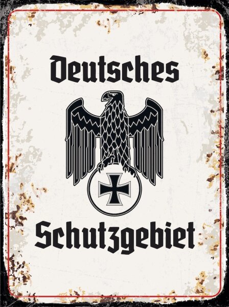 Blechschild - Adler D Schutzgebiet