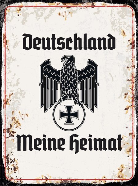 Blechschild - Adler Heimat