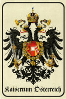 Blechschild - Adler - historisch