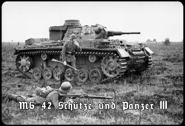 Blechschild - Panzer III - historisch