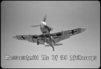 Blechschild - ME BF 109 - historisch