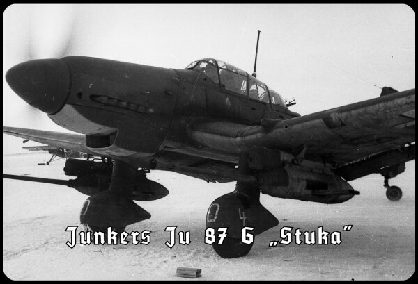 Blechschild - Stuka - historisch