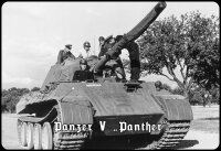 Blechschild - Panzer V Panther - historisch