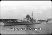 Blechschild - Bismarck - historisch