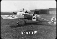 Blechschild - Fokker - historisch