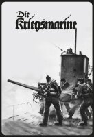 Blechschild - Die Kriegsmarine - historisch