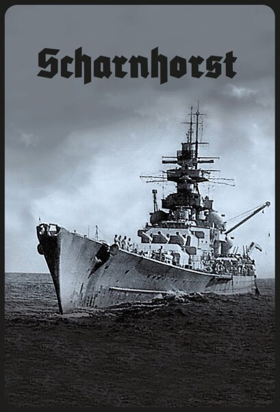 Blechschild - Scharnhorst - historisch