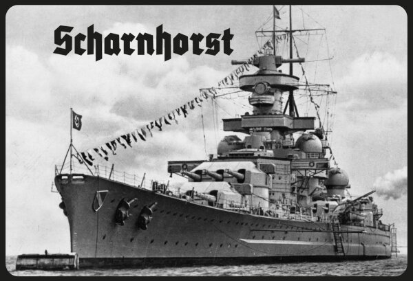 Blechschild - Scharnhorst - historisch