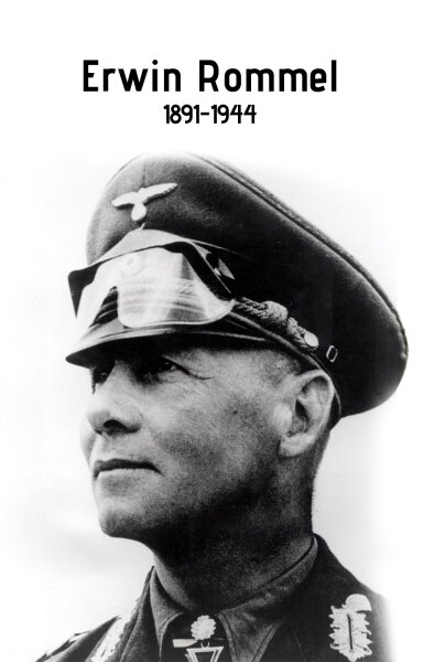 Blechschild - Rommel - historisch