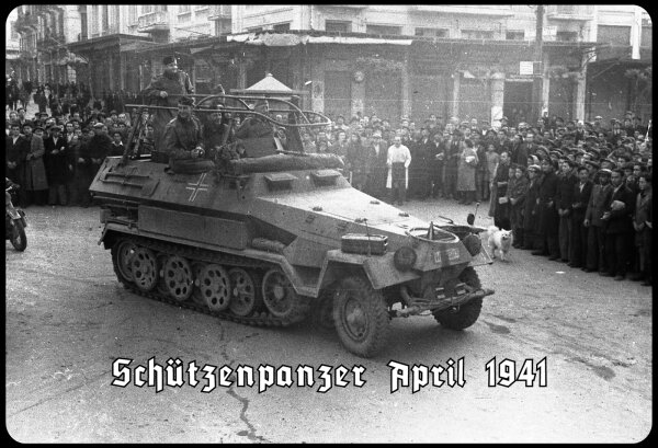 Blechschild - SDKFZ - historisch