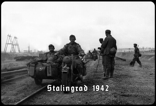 Blechschild - Stalingrad - historisch