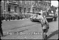 Blechschild - Tiger 2 - historisch